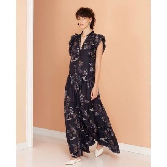 MAGALI PASCAL Lina Maxi Dress LARGE - Picture 11 of 12